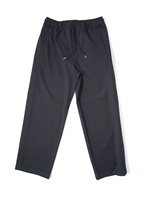 SALUTE HELM  VISLY TWILLサイド切替ワイドパンツ(66006) Black