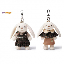 Mchugs  Bag Charm（マックハグス）Leveret Bag Charm　バッグチャーム　　白うさぎ　服を着たウサギ　チャーム　