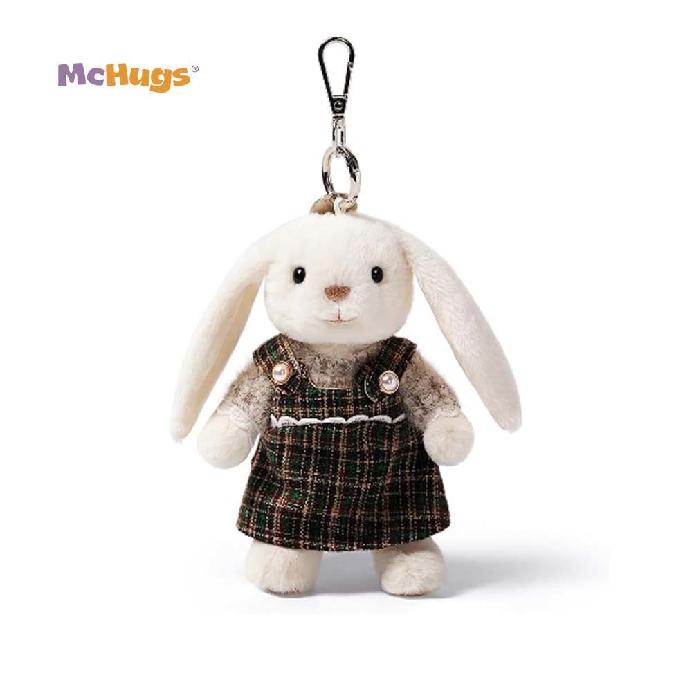 Mchugs  Bag Charm（マックハグス）Leveret Bag Charm　バッグチャーム　　白うさぎ　服を着たウサギ　チャーム　