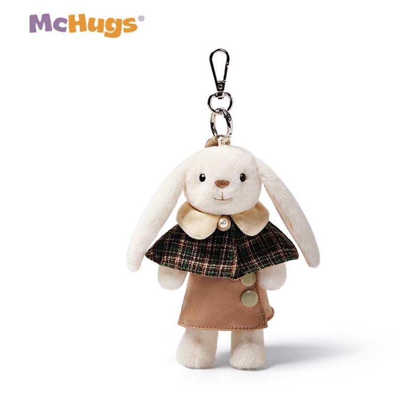 Mchugs  Bag Charm（マックハグス）Leveret Bag Charm　バッグチャーム　　白うさぎ　服を着たウサギ　チャーム　