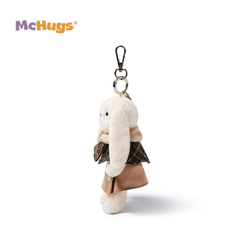 Mchugs  Bag Charm（マックハグス）Leveret Bag Charm　バッグチャーム　　白うさぎ　服を着たウサギ　チャーム　
