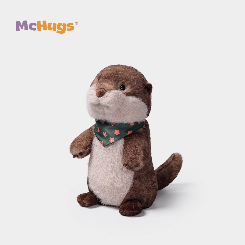 Mchugs Tod Baby Otter （マックハグス）トッドベイビーオッター　スカーフを巻いたカワウソ　