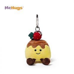 Mchugs Starwberry Pudding Bag Charm（マックハグス)ストロベリープディングバッグチャーム　いちごが乗ったプリン　バッグチャーム