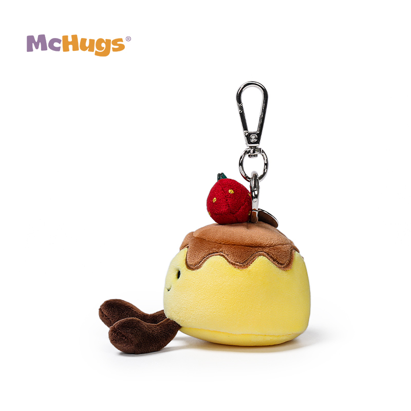 Mchugs Starwberry Pudding Bag Charm（マックハグス)ストロベリープディングバッグチャーム　いちごが乗ったプリン　バッグチャーム