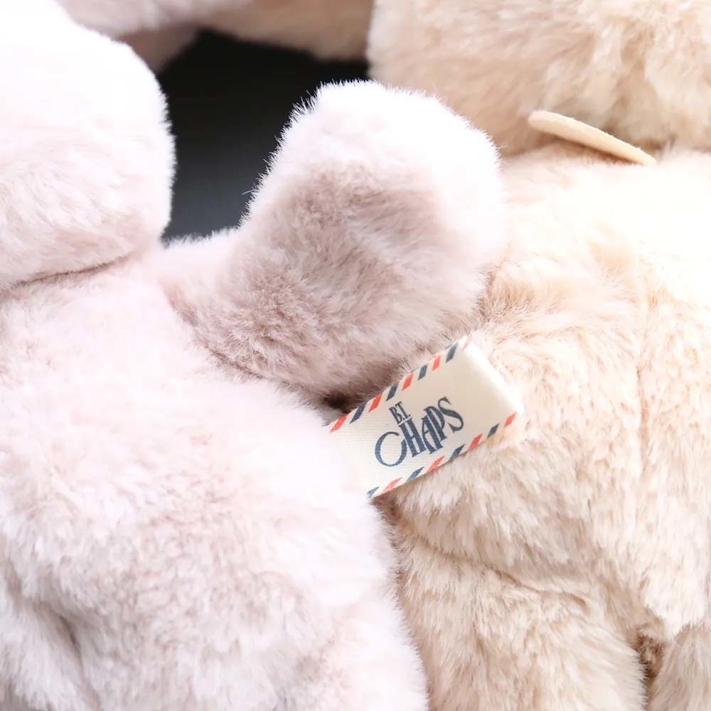 BON TON TOYS 　ボントントイズ　B.T. Chaps　ビーティーチャップス　うさぎのぬいぐるみ　ほっぺ