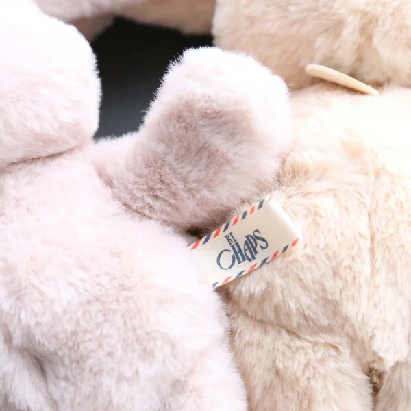 BON TON TOYS 　ボントントイズ　B.T. Chaps　ビーティーチャップス　うさぎのぬいぐるみ　ほっぺ
