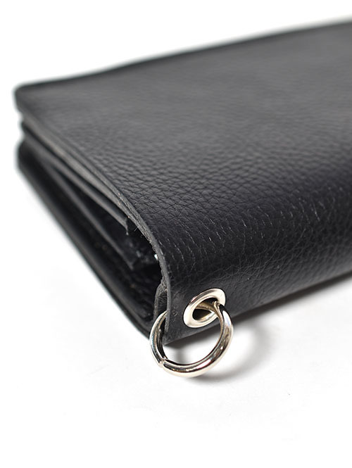 CROSSED ARROWS アリゾナレザー　スタッズ　チェーン穴付きトラッカーウォレット(SILVER）