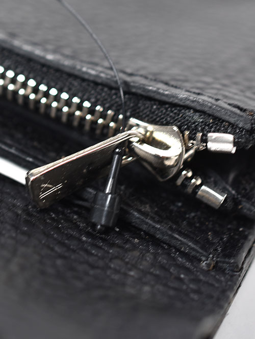 CROSSED ARROWS アリゾナレザー　スタッズ　チェーン穴付きトラッカーウォレット(SILVER）