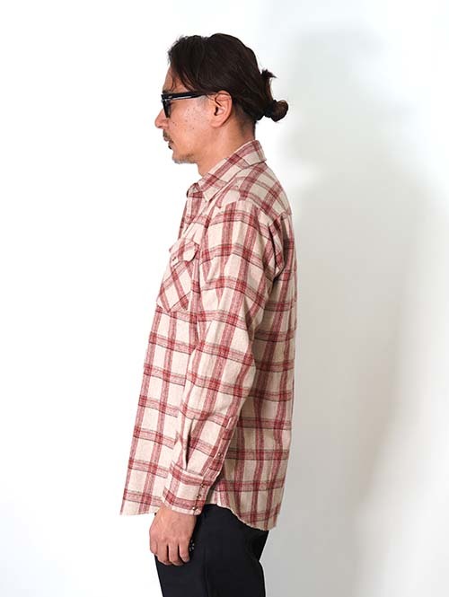 Etoffe Vintage  Panhandle slim 70' Plaid Western Shirt