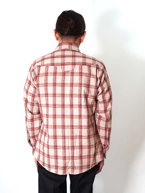 Etoffe Vintage  Panhandle slim 70' Plaid Western Shirt