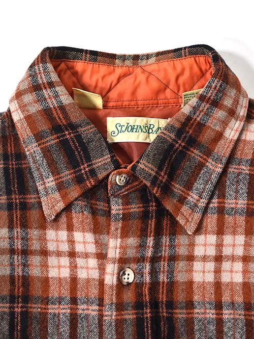 Etoffe Vintage  ST JOHN'S BAY Plaid Shirt