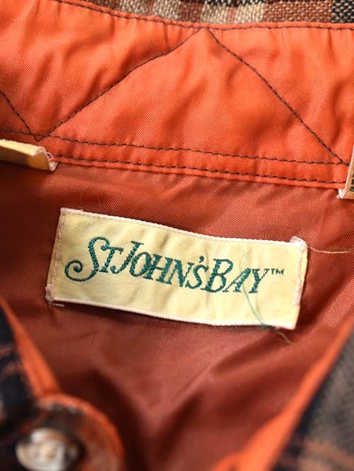 Etoffe Vintage  ST JOHN'S BAY Plaid Shirt