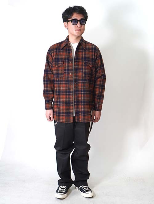 Etoffe Vintage  PENDLETON　Plaid Shirt 