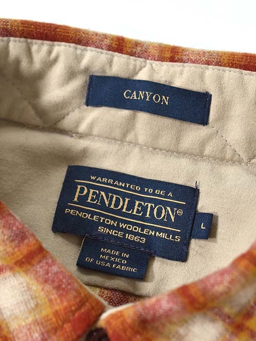 Etoffe Vintage  PENDLETON　Plaid Shirt 