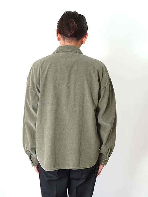 REMI RELIEF  Military shirt (刺繍:虎) - Khaki