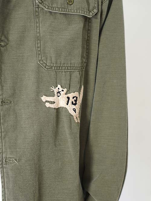 REMI RELIEF  Military shirt (刺繍:虎) - Khaki