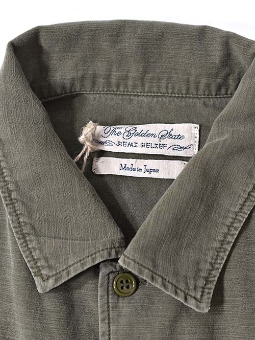 REMI RELIEF  Military shirt (刺繍:虎) - Khaki