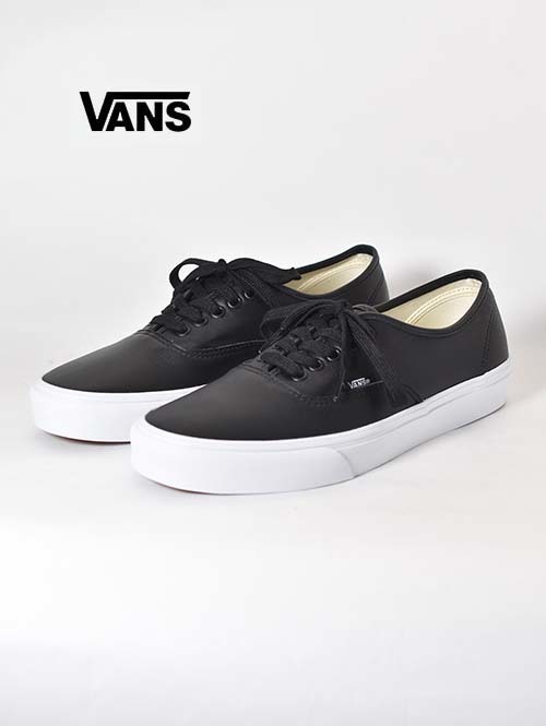 VANS Authentic LEATHER BLACK/TRUE WHITE (VN000EGABPB)