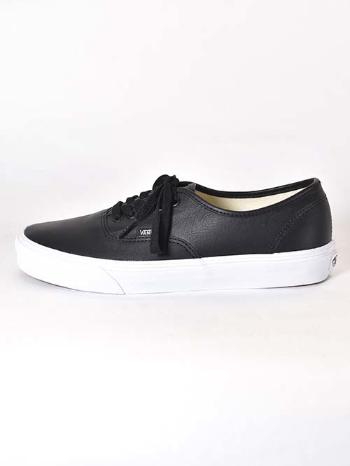 VANS Authentic LEATHER BLACK/TRUE WHITE (VN000EGABPB)
