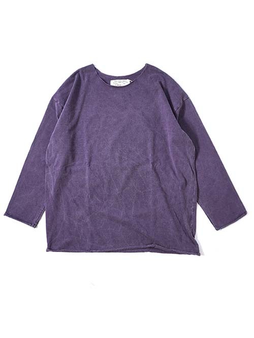 GRAB IN HOLLYWOOD  Heavy Weight Relax Fit All Cut 3/4Sleeve - Pig.Purple