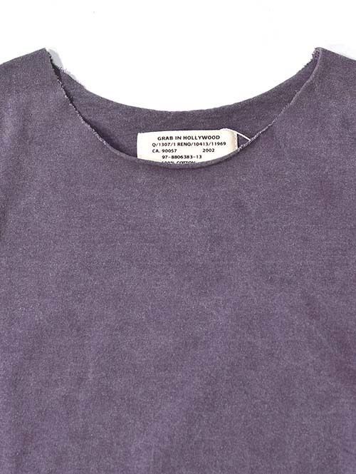 GRAB IN HOLLYWOOD  Heavy Weight Relax Fit All Cut 3/4Sleeve - Pig.Purple