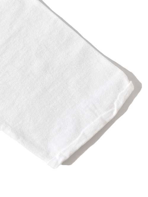 GRAB IN HOLLYWOOD  Heavy Weight Relax Fit All Cut 3/4Sleeve - White