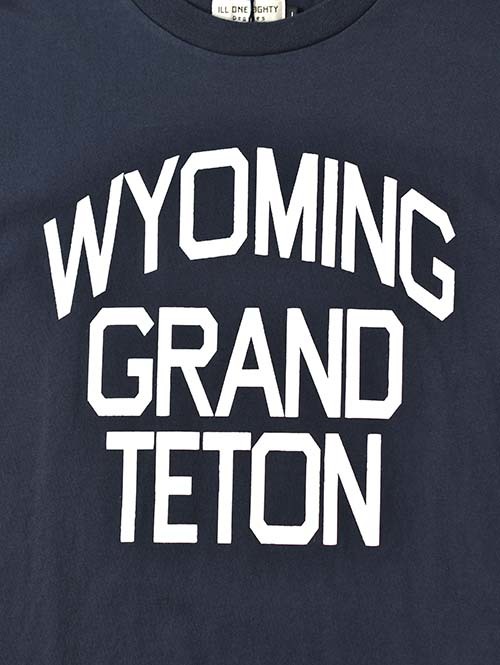 ILL ONE EIGHTY  WYOMING GRAND TETON Tee - Black