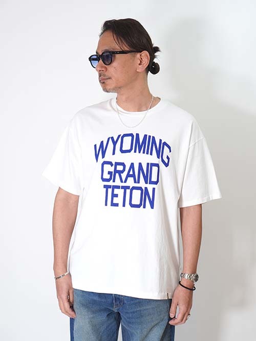 ILL ONE EIGHTY  WYOMING GRAND TETON Tee- White 