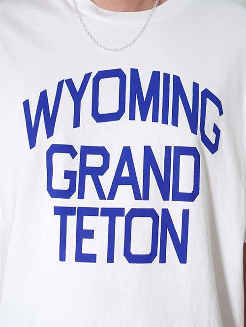 ILL ONE EIGHTY  WYOMING GRAND TETON Tee- White 
