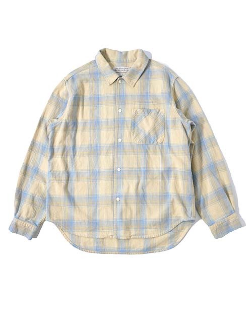 REMI RELIEF ヴィンテージチェックネルシャツ - Yellow