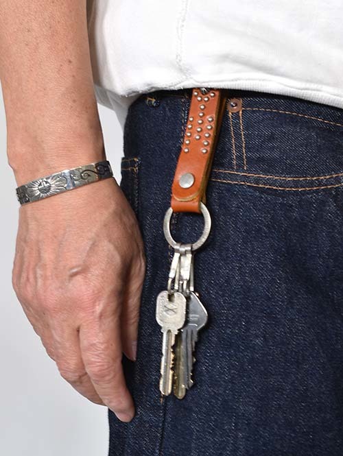 HTC  N&J KEY HOLDER  BORN& ARROW UMBRELLA -Brown