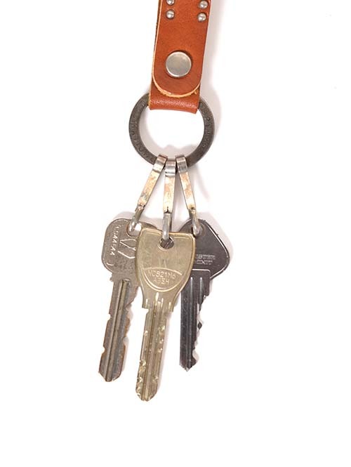 HTC  N&J KEY HOLDER  BORN& ARROW UMBRELLA -Brown