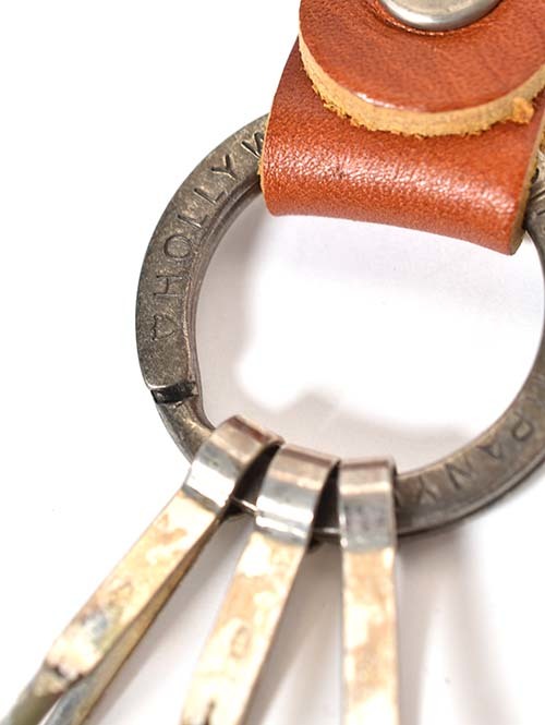 HTC  N&J KEY HOLDER  BORN& ARROW UMBRELLA -Brown