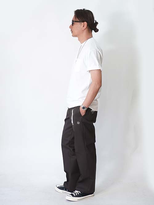 HTC Dickies Pants #Flower Stone Turquoise  - Brown