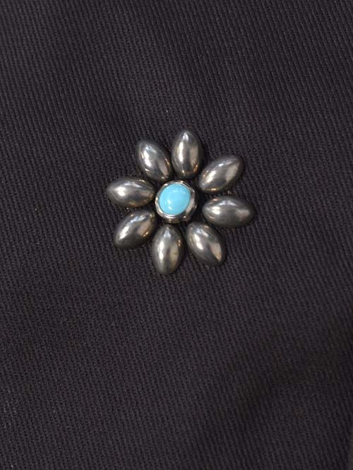 HTC Dickies Pants #Flower Stone Turquoise  - Brown