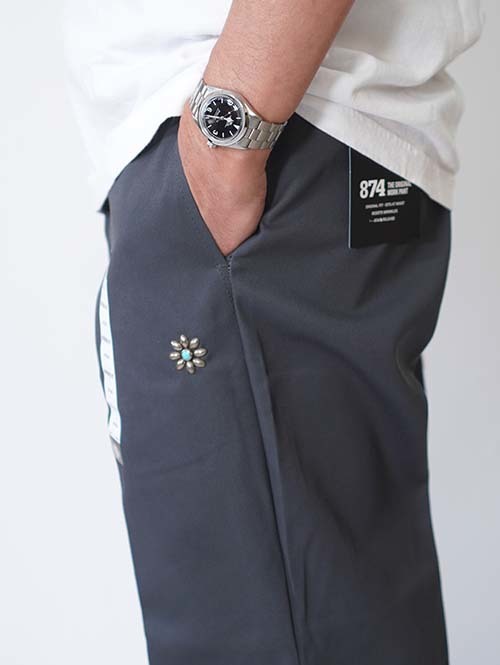 HTC Dickies Pants #Flower Stone Turquoise  - C.Gray