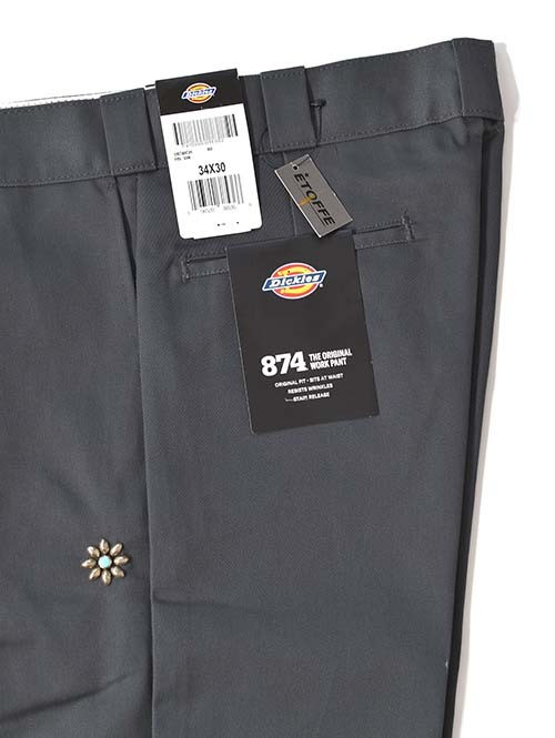 HTC Dickies Pants #Flower Stone Turquoise  - C.Gray