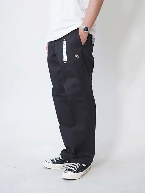 HTC Dickies Pants #Flower Stone Turquoise - Black