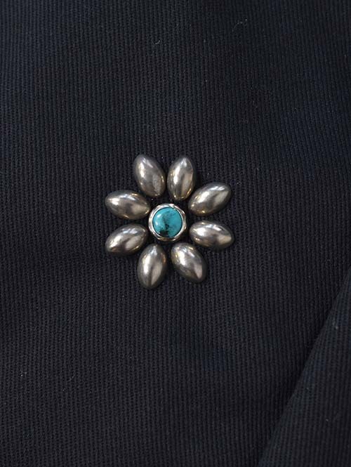 HTC Dickies Pants #Flower Stone Turquoise - Black