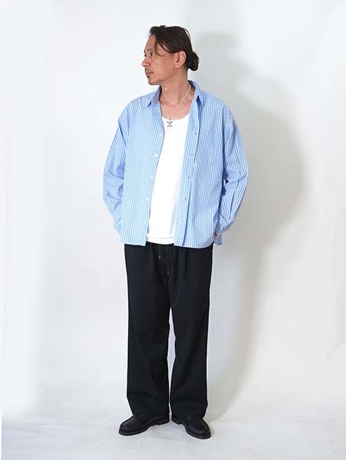 LANCER CLOTHING  ストライプシャツ