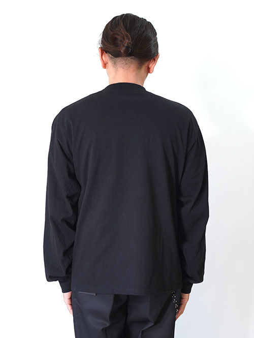 LOS ANGELES APPAREL カスタム 6.5oz ヘビーウエイト ロングスリーブTシャツ（2026モデル）- Black