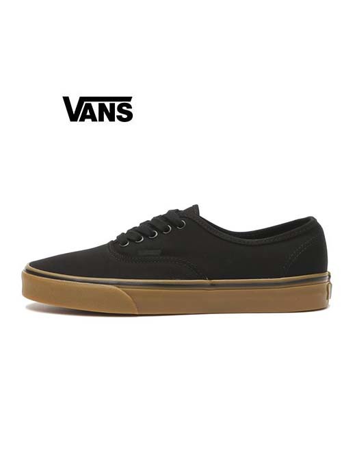VANS Authentic -BLACK/BLACK/GUM/ヴァンズ オーセンティック - ブラックガム