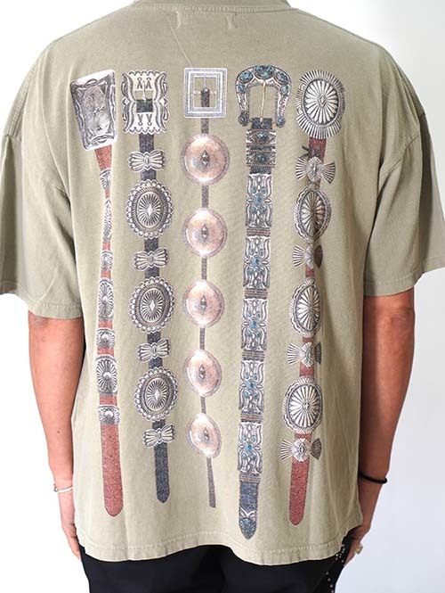 REMI RELIEF　HARD SP加工20/-天竺BIGサイズT(INDIAN BELT)-- K.Beige