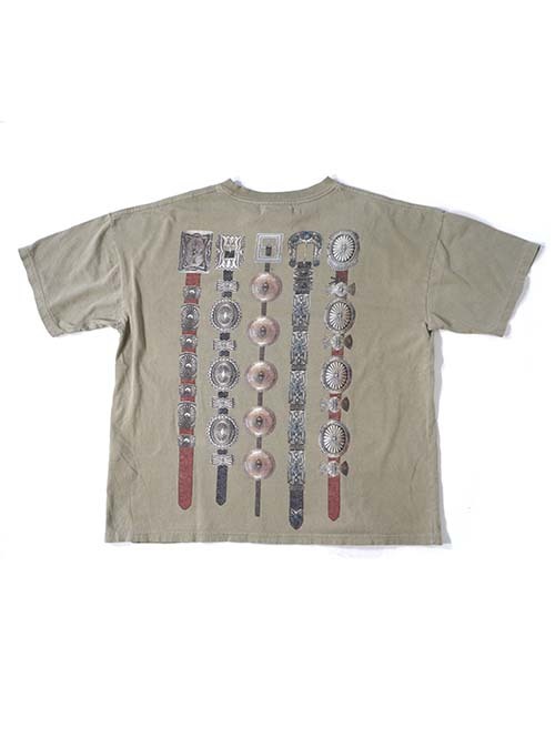 REMI RELIEF　HARD SP加工20/-天竺BIGサイズT(INDIAN BELT)-- K.Beige