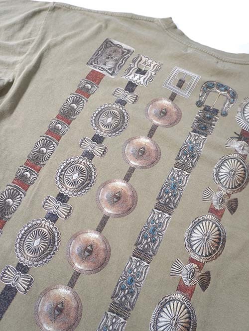 REMI RELIEF　HARD SP加工20/-天竺BIGサイズT(INDIAN BELT)-- K.Beige