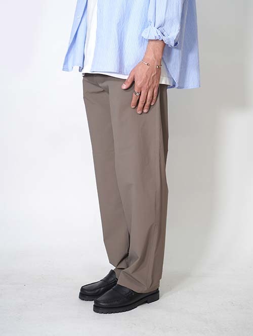 SALUTE HELM  Nylon 4Way セミワイドパンツ - Khaki (66009)