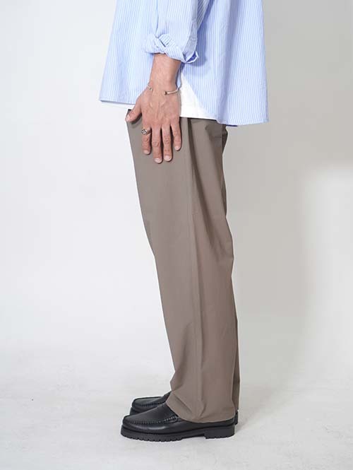 SALUTE HELM  Nylon 4Way セミワイドパンツ - Khaki (66009)