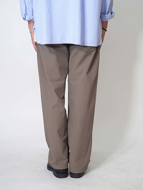 SALUTE HELM  Nylon 4Way セミワイドパンツ - Khaki (66009)