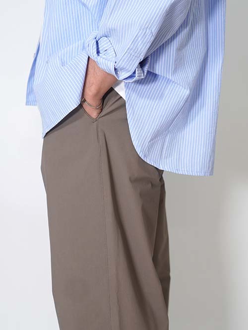 SALUTE HELM  Nylon 4Way セミワイドパンツ - Khaki (66009)