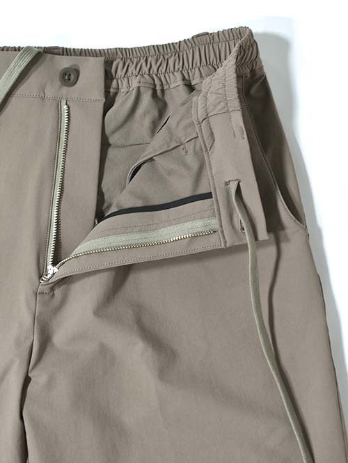SALUTE HELM  Nylon 4Way セミワイドパンツ - Khaki (66009)